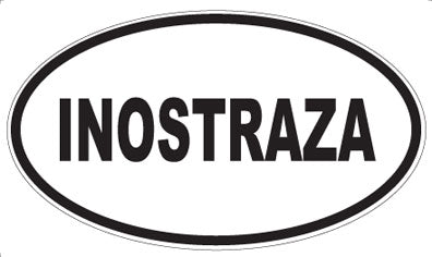 INOSTRAZA - Oval Magnet
