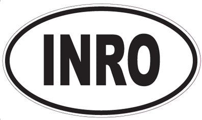 INRO - Oval Sticker