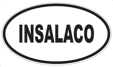INSALACO - Oval Magnet