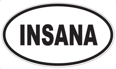 INSANA - Oval Magnet