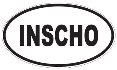 INSCHO - Oval Sticker