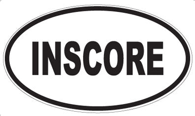 INSCORE - Oval Sticker