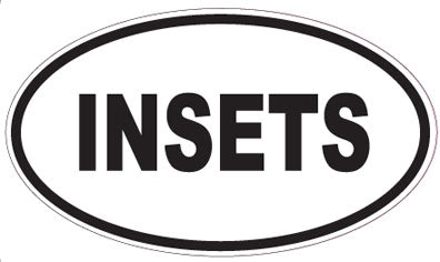 INSETS - Oval Sticker