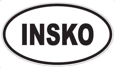 INSKO - Oval Sticker