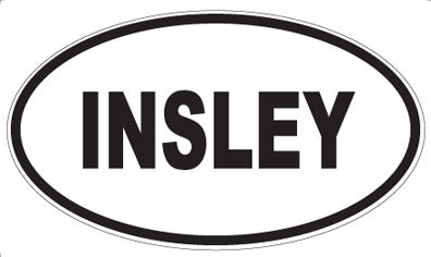 INSLEY - Oval Magnet