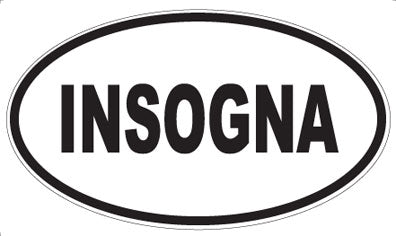 INSOGNA - Oval Magnet