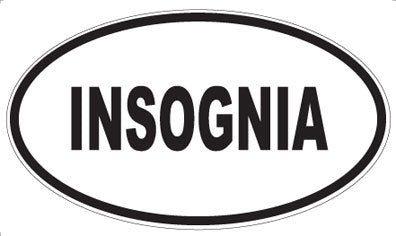 INSOGNIA - Oval Magnet