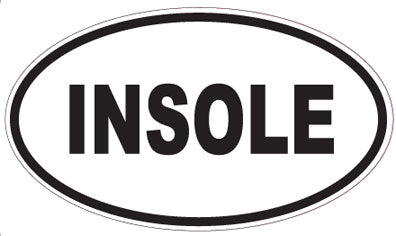 INSOLE - Oval Sticker