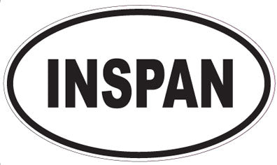 INSPAN - Oval Sticker
