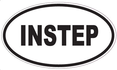 INSTEP - Oval Sticker