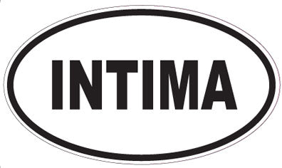 INTIMA - Oval Sticker