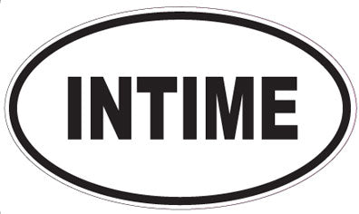 INTIME - Oval Sticker