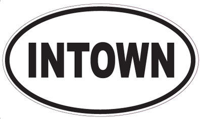 INTOWN - Oval Sticker