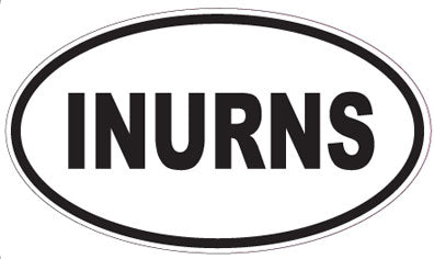 INURNS - Oval Sticker