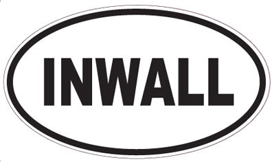 INWALL - Oval Sticker