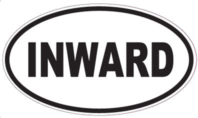 INWARD - Oval Sticker