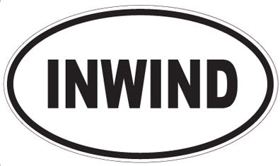 INWIND - Oval Sticker