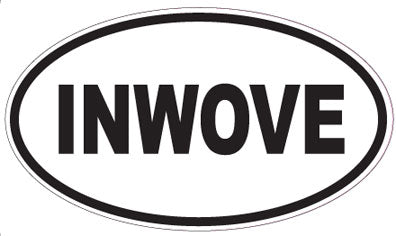 INWOVE - Oval Sticker