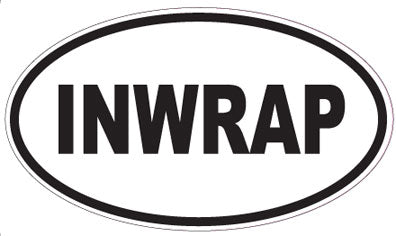 INWRAP - Oval Sticker