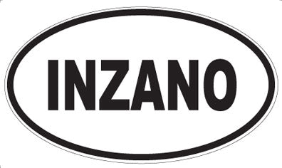 INZANO - Oval Sticker