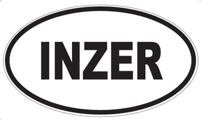 INZER - Oval Sticker