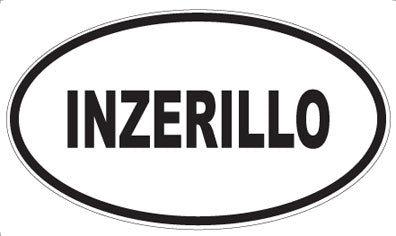 INZERILLO - Oval Sticker