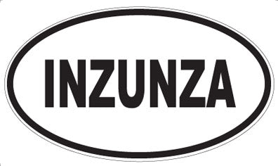 INZUNZA - Oval Magnet