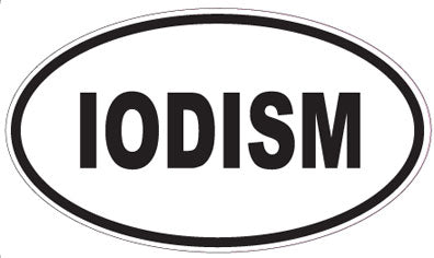 IODISM - Oval Sticker