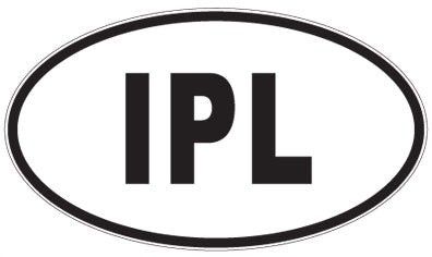 IPL - 3 Letter Initials Oval Magnet