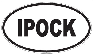IPOCK - Oval Sticker