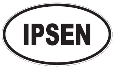 IPSEN - Oval Sticker
