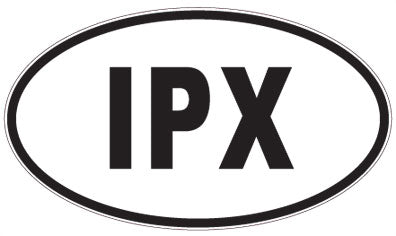 IPX - 3 Letter Initials Oval Sticker
