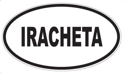 IRACHETA - Oval Magnet