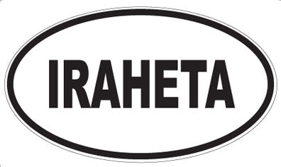 IRAHETA - Oval Magnet