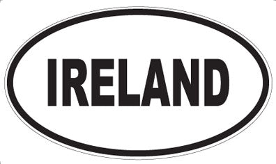 IRELAND - Oval Magnet