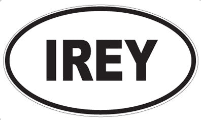 IREY - Oval Magnet