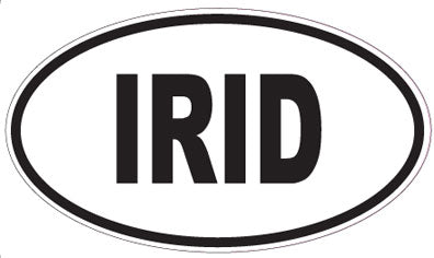 IRID - Oval Sticker