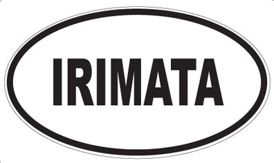 IRIMATA - Oval Sticker