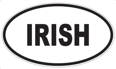 IRISH - Oval Magnet