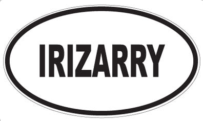 IRIZARRY - Oval Sticker