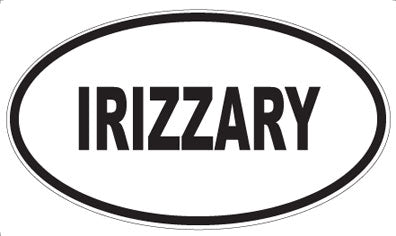 IRIZZARY - Oval Sticker