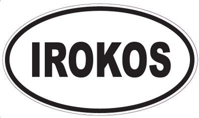 IROKOS - Oval Sticker