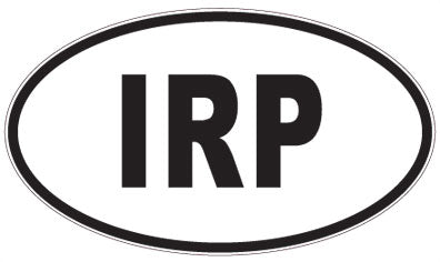 IRP - 3 Letter Initials Oval Magnet