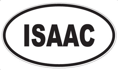 ISAAC - Oval Magnet