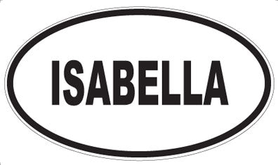 ISABELLA - Oval Magnet