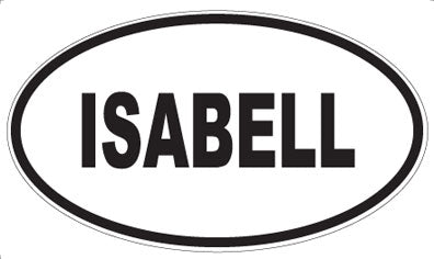 ISABELL - Oval Magnet