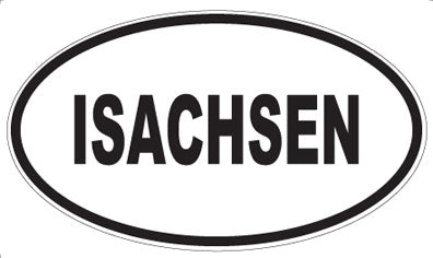ISACHSEN - Oval Sticker