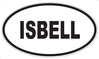 ISBELL - Oval Magnet