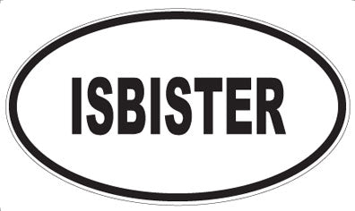 ISBISTER - Oval Magnet