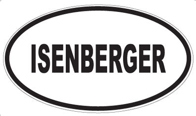 ISENBERGER - Oval Magnet